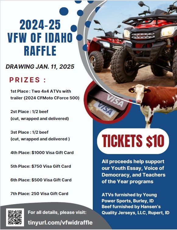 RAFFLE Department of Idaho, VFW